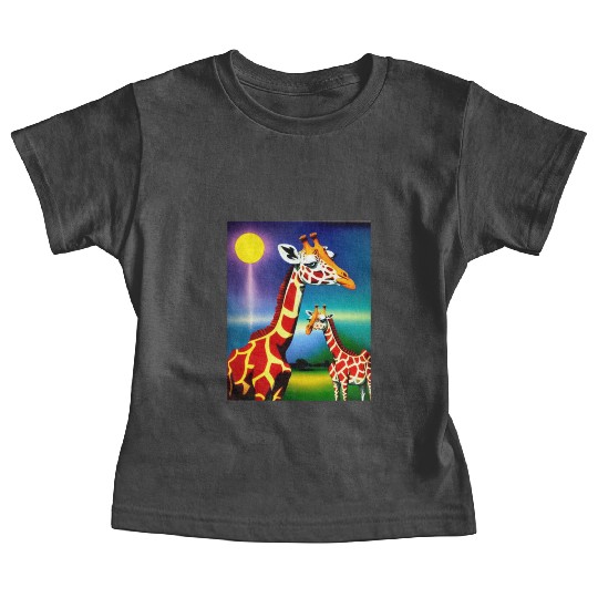 Giraffe in the spectrum of light Baby Tees