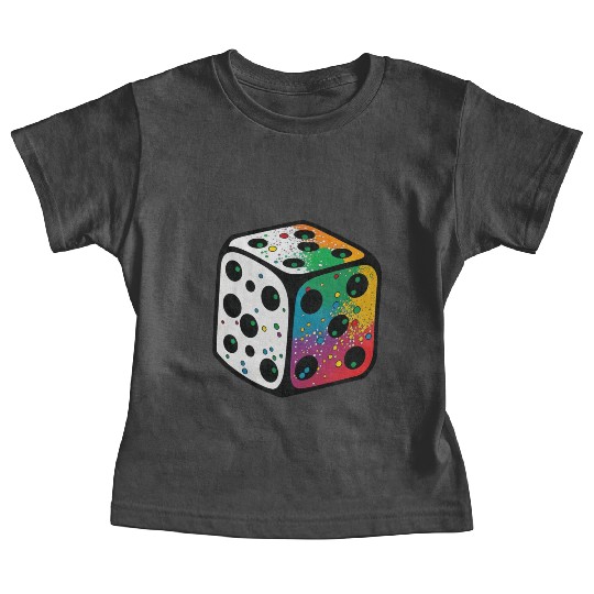 Abstract dice Baby Tees