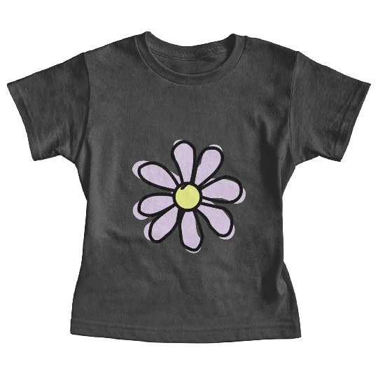 Lavender Flower Baby Tees