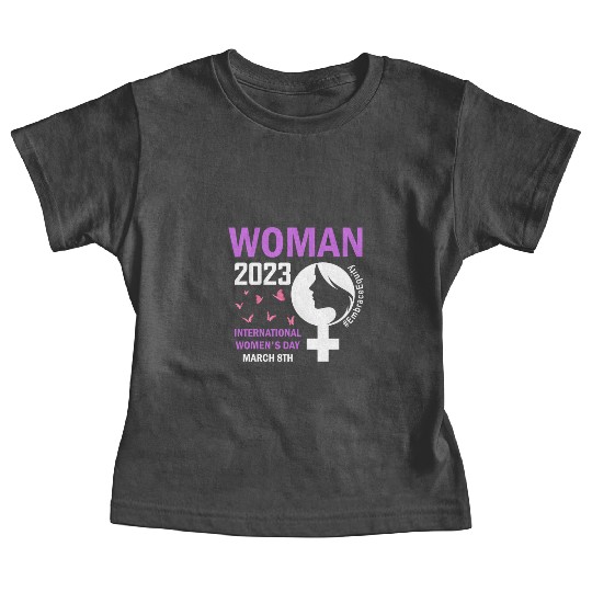 International Women's Day 2023 Embrace Equity Baby Tees