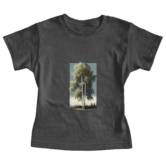 Minimalist Birch Tree Art for Any Home Baby Tees