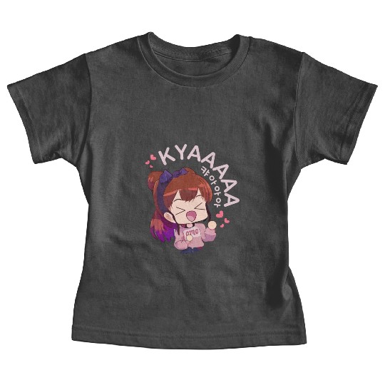 Kyaa Funny KPOP Anime Chibi Korean Pop Music Baby Tees