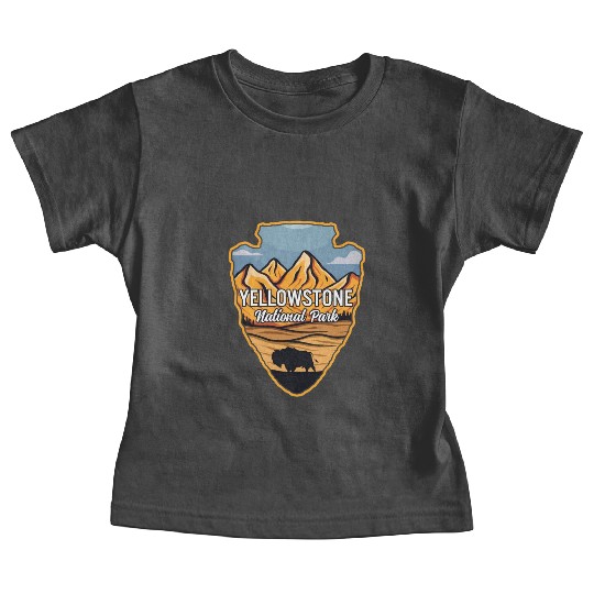 YStone US National Park Arrowhead Buffalo Baby Tees