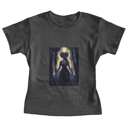 Black Nature Goddess - African American, Woodland Baby Tees