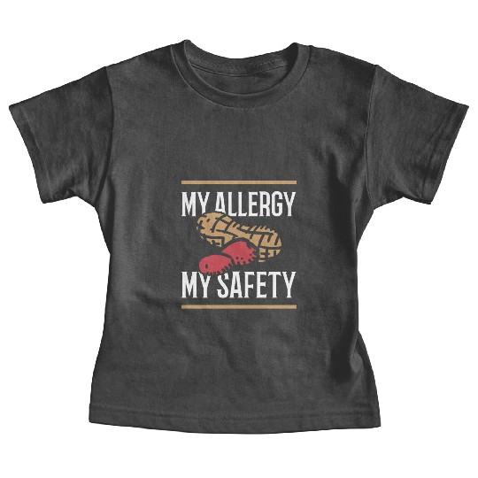 My Allergy My Safety Peanut Allergic Baby Tees