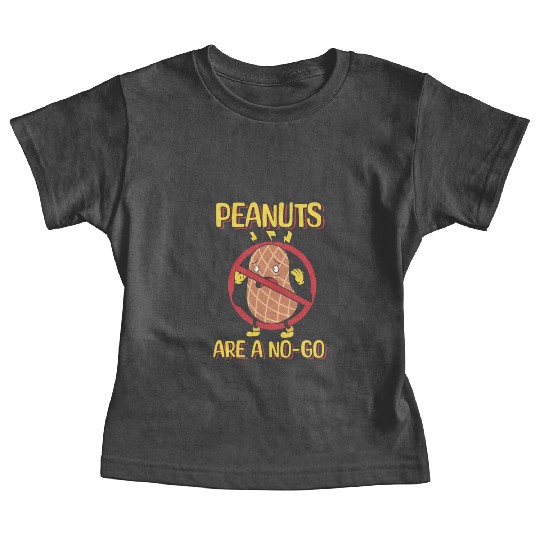 Peanuts Are A No-Go Peanut Allergic Baby Tees