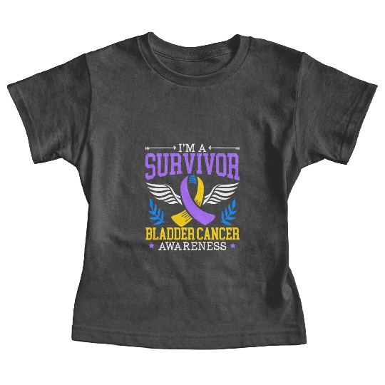 Bladder Cancer Survivor Bladder Cancer Awareness Baby Tees