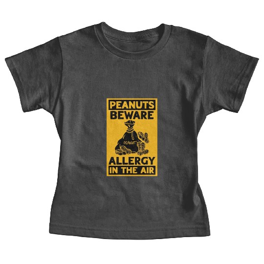 Peanuts Beware Allergy In The Air Peanut Allergic Baby Tees
