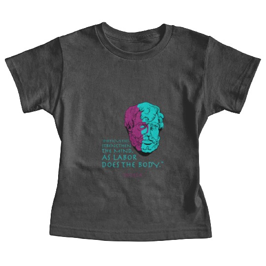 Seneca Stoic Philosophy Quote Baby Tees
