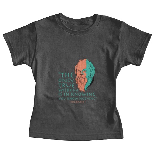 Socrates Stoic Philosophy Quote Baby Tees