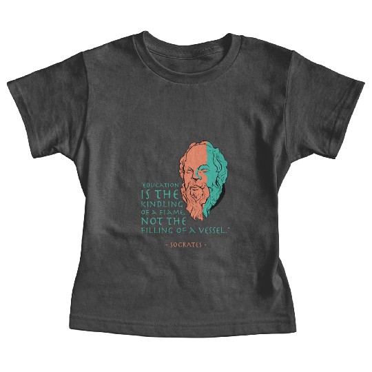Socrates Stoic Philosophy Quote Baby Tees