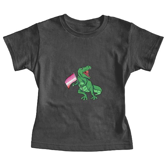 Lesbian T-Rex Baby Tees