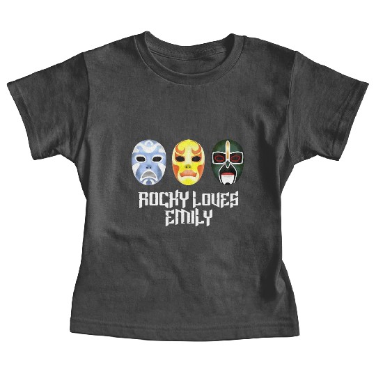 Rocky Loves Emily Funny Baby Tees