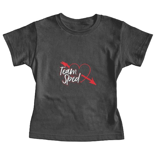 Team Sped Teacher Awareness Special Education Baby Tees
