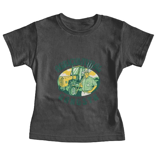Agriculture Gangsta Gardening Farmer Planting Baby Tees