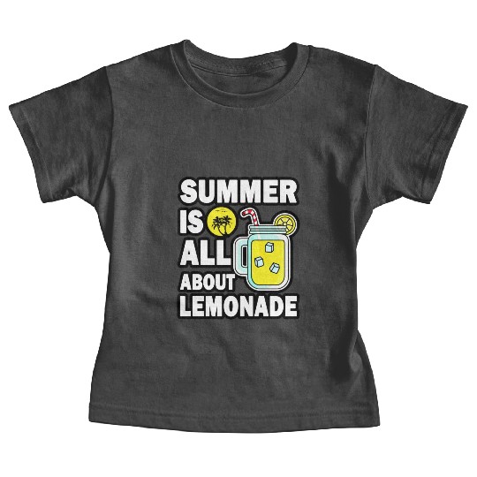 Lemonade Lover Summer Quote Baby Tees