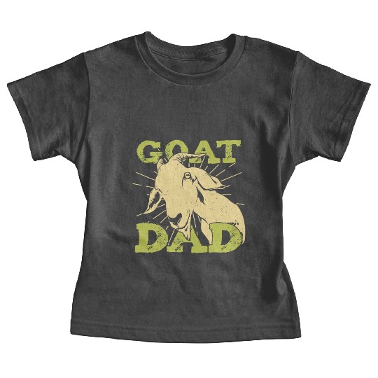 Goat Dad Farming Farmer Gift Baby Tees