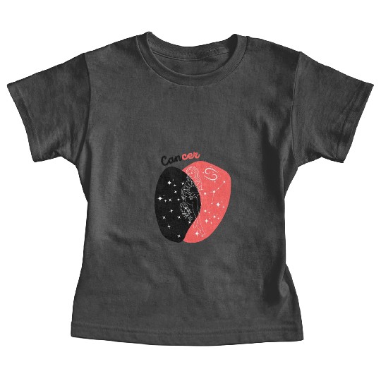 Lunar Goddess : A Minimalist Cancer Design Baby Tees