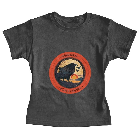 Raven, Sunset : Embrace Transience Baby Tees