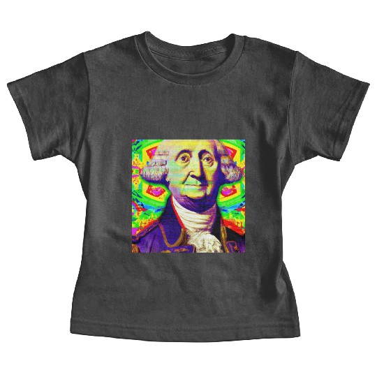 Trippy George Washington Baby Tees