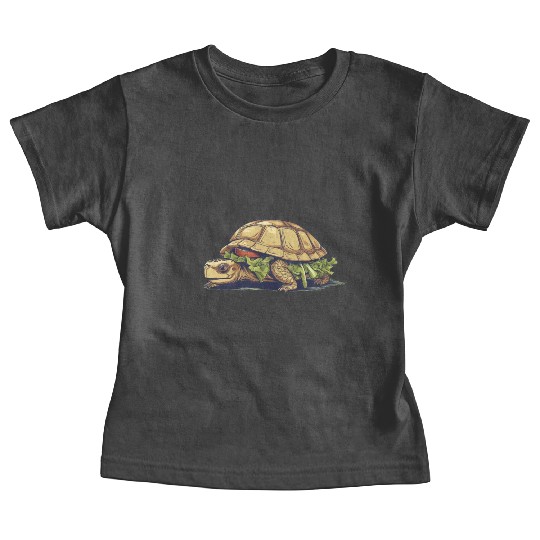Turtle Sandwich Sticker n' Baby Tees Version