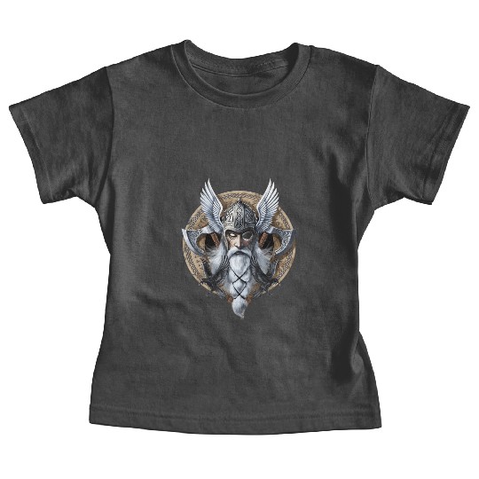 Norse God Odin Viking Warrior Nordic Mythology Ra Baby Tees