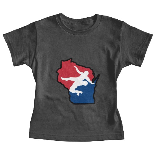 Wisconsin Wrestling Baby Tees