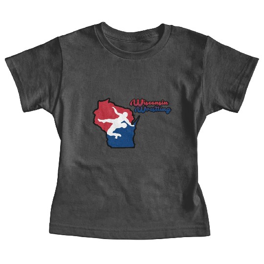 Wisconsin Wrestling Baby Tees