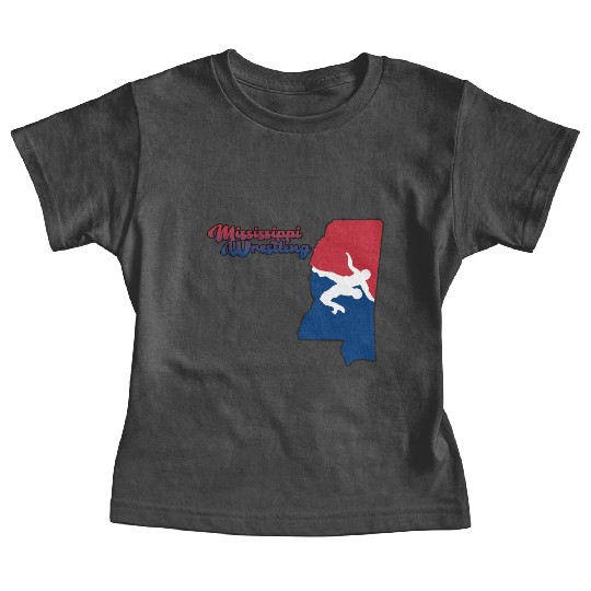 Mississippi Wrestling Baby Tees