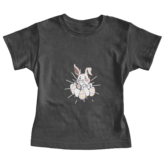 Easter Medical Bunny Eggs Nursing Rabbit Baby Tees
