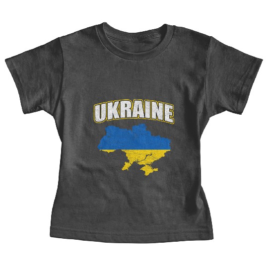 Ukraine Flag Nation National Colors Origin Kiev Baby Tees