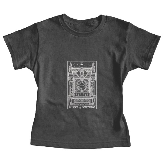 Wheel of Fortune Tarot Card Shadow Edition Baby Tees