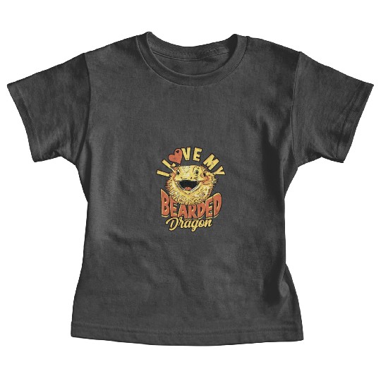 I Love My Bearded Dragon - Reptile Baby Tees