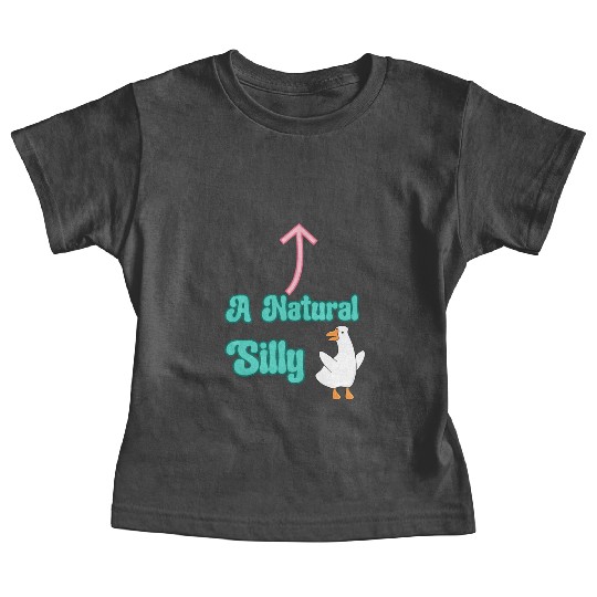 A Natural Silly Goose: Fun & Lighthearted Design Baby Tees