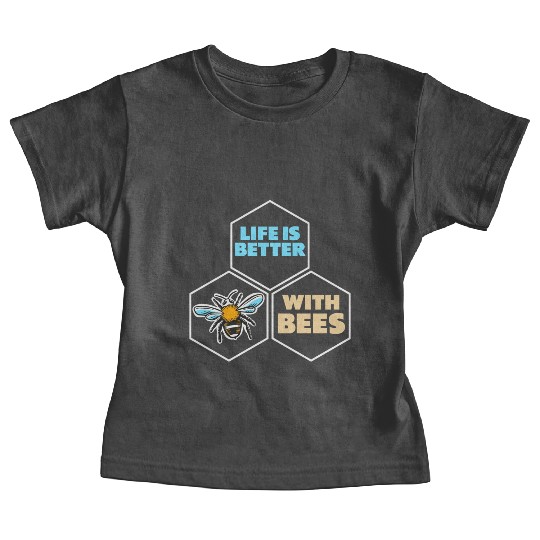 Beekeeper Bees Insects Flowers Bee Lover Plants Baby Tees