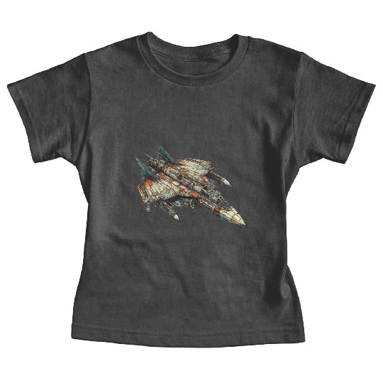 Sci fi FIghter jet Baby Tees