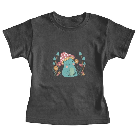 Cottagecore Mushroom Aesthetic Nature Conservation Baby Tees