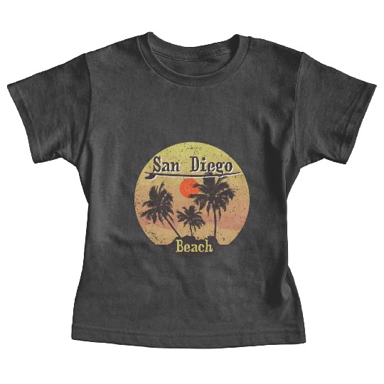 San Diego Beach Surfing Baby Tees 12166736 09