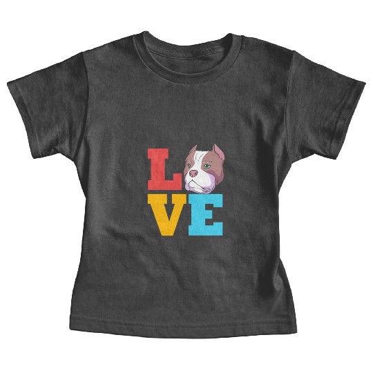 Bully Dog Lover I Love My American Bully Baby Tees