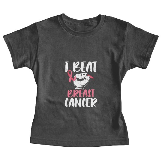 I Beat Breast Cancer Survivor Breast Cancer Baby Tees