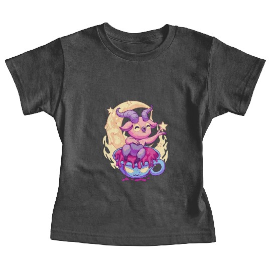 Pastel Goth Kawaii Baphomet Tea Baby Tees