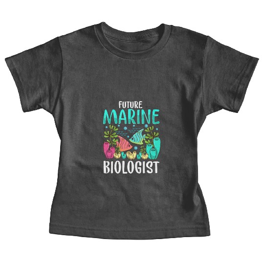 Ocean Biology Funny Kids Children Future Marine Bi Baby Tees
