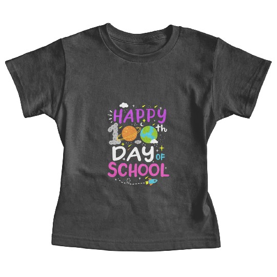 100 Days of School Science Teacher Student Baby Tees
