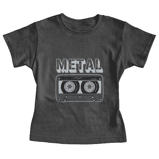 Metal Cassette Radio Baby Tees