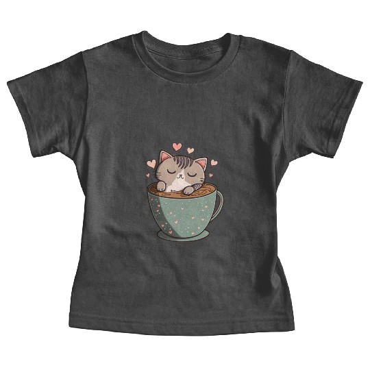 Caffeine Kitties A Sweet Valentines Day Gift Baby Tees