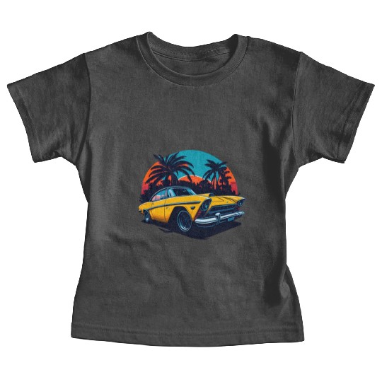 Classic car illustration Baby Tees