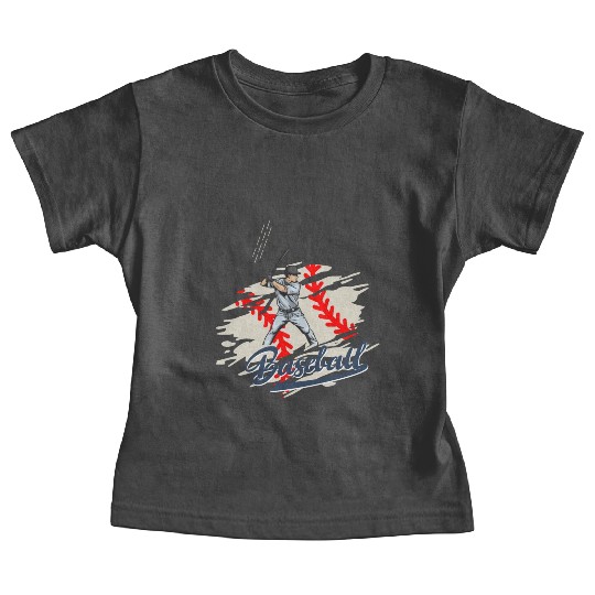 Vintage baseball cool fantasy baseball men women Baby Tees