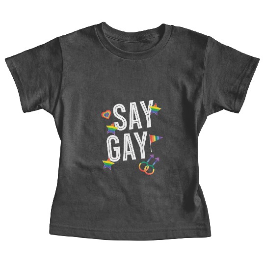 Gay Rights Rainbow Pride Month LGBTQ Gay Pride Baby Tees