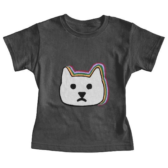 cat face Baby Tees