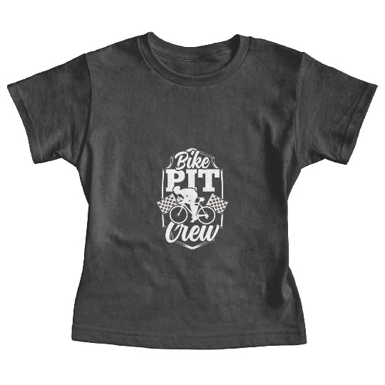 Bike Pit Crew Bicycle Bike Race Cycling Racing Baby Tees